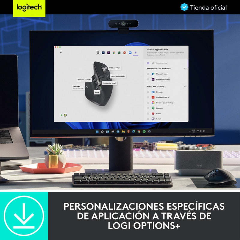 Logitech Combo Teclado Mx Mechanical Mini + Mouse Master 3s