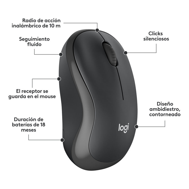 Combo Inalámbrico Logitech Mk295, Silencioso Teclado Y Mouse