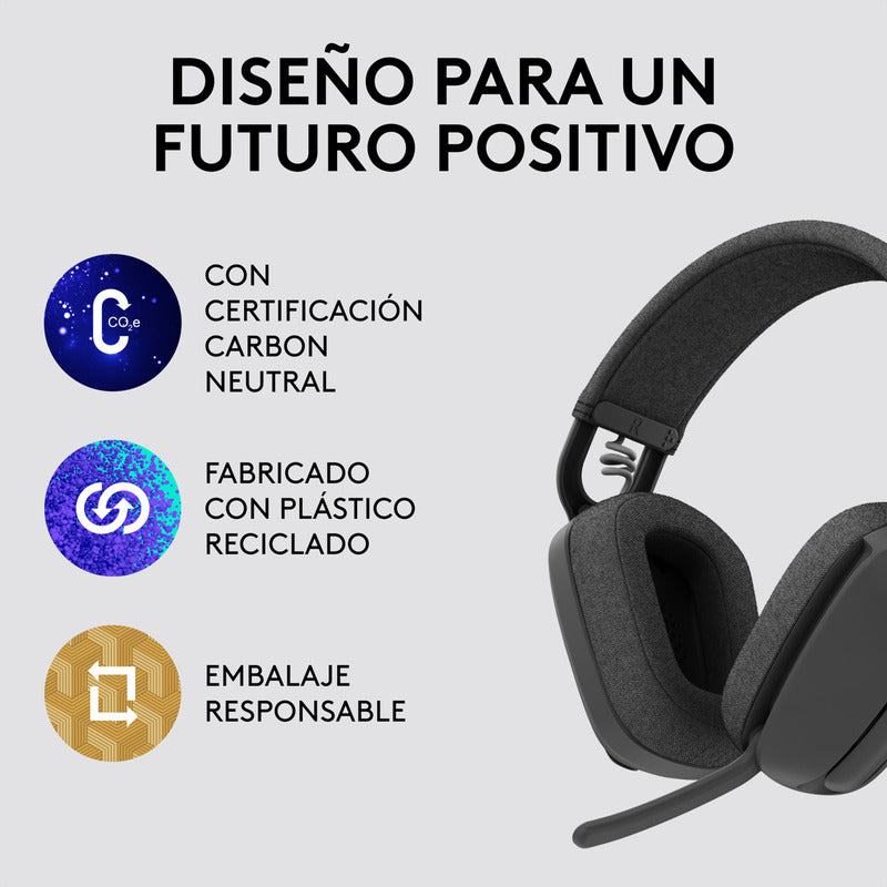 Diadema Profesional Logitech Zone Vibe 100 Inalámbrica