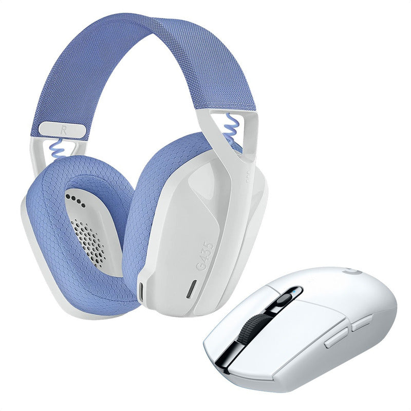 Logitech Diadema Gamer G435 Inalámbrica + Mouse Gamer G305 B