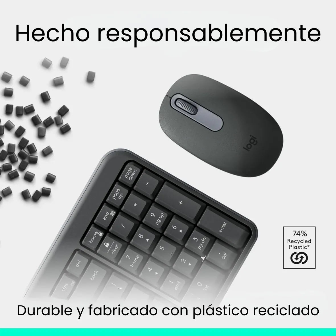 Combo Inalámbrico Bluetooth Logitech MK250 con Diseño Compacto
