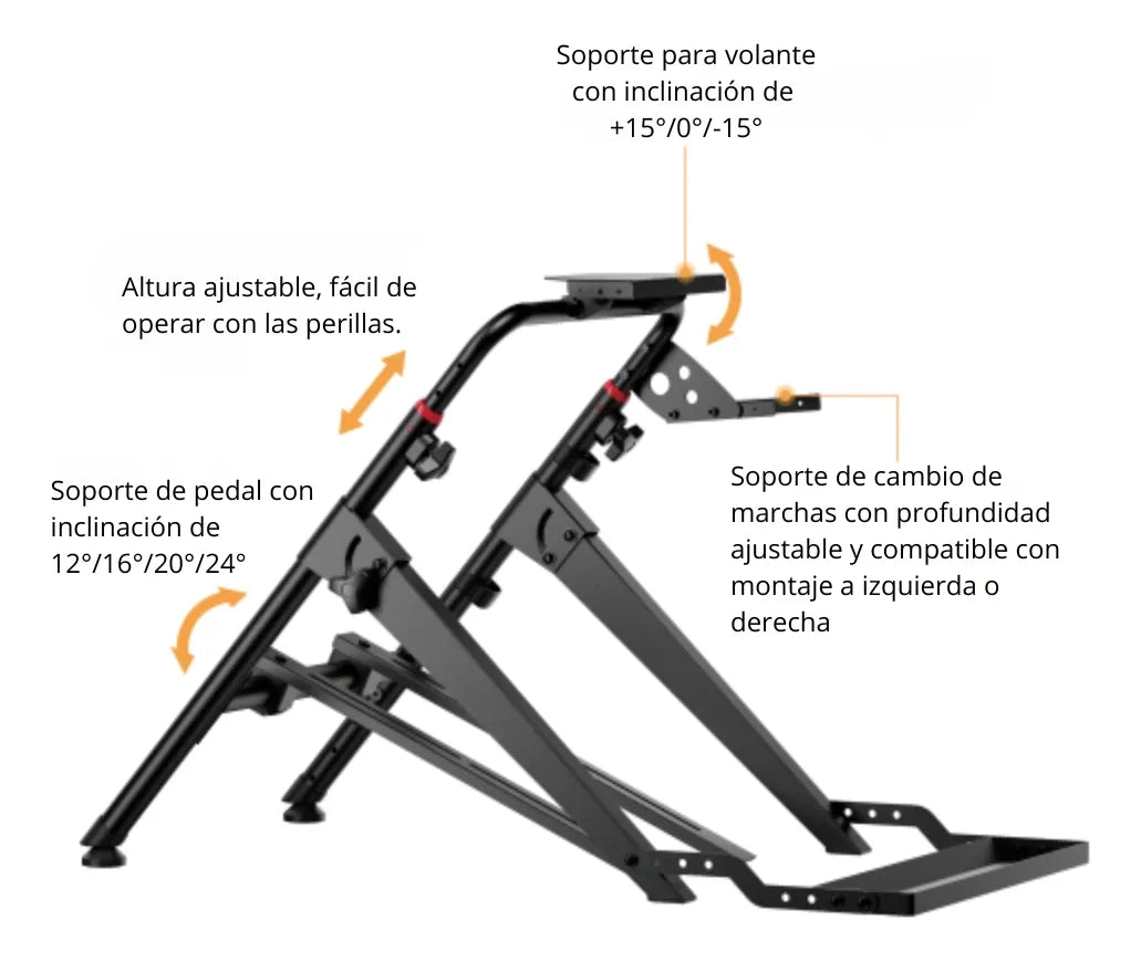 Ultimate Racing Kit Timón Logitech G920 + Palanca + Soporte5