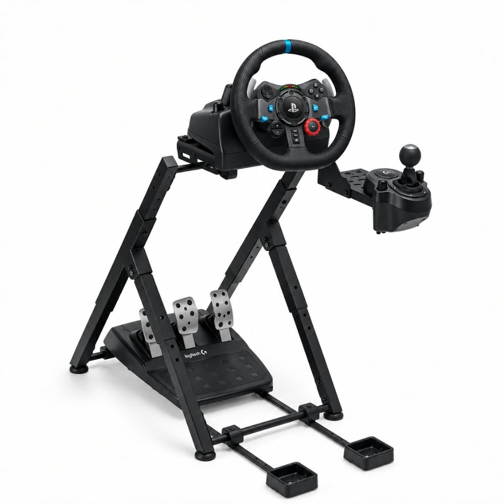 Volante de Carreras Logitech G29 Driving Force para PS5, PS4, PS3 y PC + Palanca de Cambios + Soporte para Volante SPTG-07