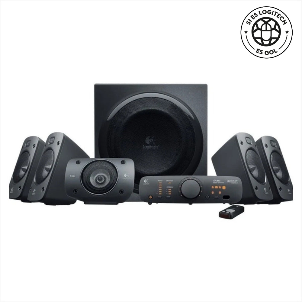 Altavoces 5.1 Logitech Z906 con Certificación THX, 500 Watts RMS