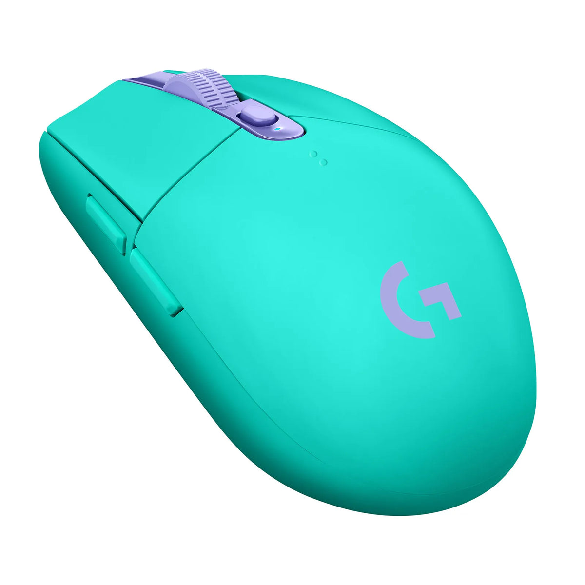 Mouse Gamer Inalámbrico Logitech G305 LIGHTSPEED HERO 12000 DPI 6 Botones - Menta + Pad Mouse Gamer Logitech G240 con Superficie de Tela