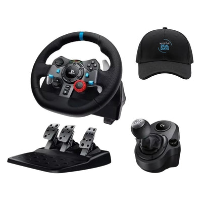Volante de Carreras Logitech G29 SE Driving Force para PS5, PS4, PS3 y PC + Palanca de Cambios + Obsequio