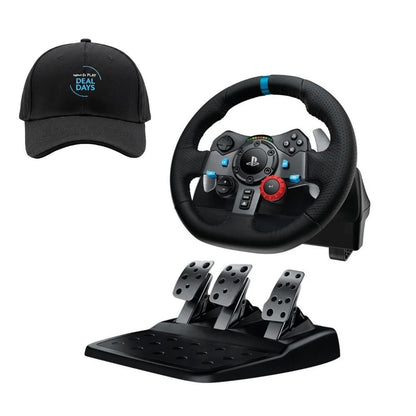 Volante de Carreras Logitech G29 Driving Force Feedback para PS5, PS4, PS3 y PC + Obsequio