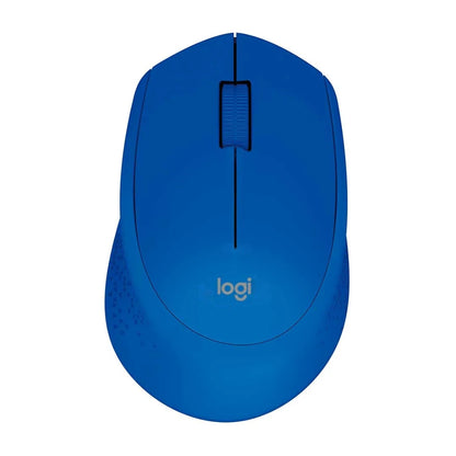 Mouse Inalámbrico Logitech M280 con Cómodo Diseño Curvo, Azul