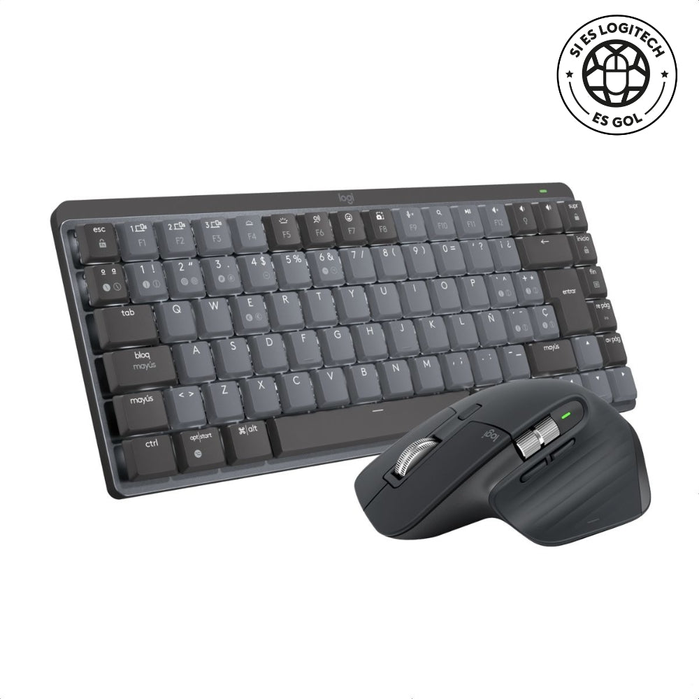 Logitech Combo Teclado Mx Mechanical Mini + Mouse Master 3s  Edición Bluetooth