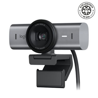 Cámara Web Logitech MX Brio Ultra HD 4K para Colaboración y Streaming