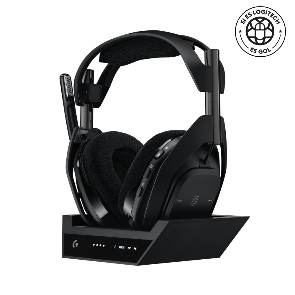 Auriculares Gamer Inalámbricos Logitech G Astro A50 X LIGHTSPEED Base PLAYSYNC - Negro