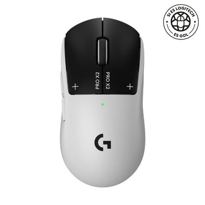 Mouse Gamer Inalámbrico Logitech G PRO X2 SUPERSTRIKE Lightspeed - Blanco/Negro