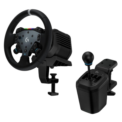 Volante de Carreras Logitech G RS50 System Sim Racing con TRUEFORCE + Palanca de Cambios Logitech G RS H-Shifter en Patrón H de 7 Velocidades