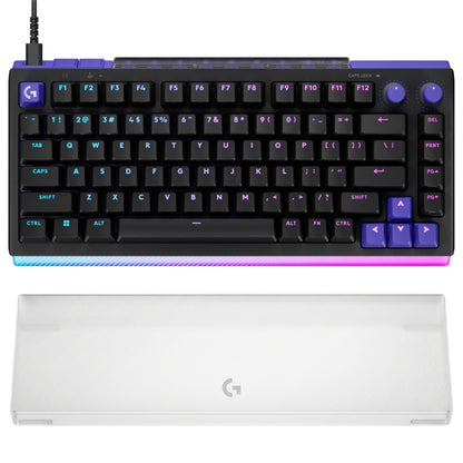 Teclado Gamer Mecanico Logitech G512 X 75 Switch Tactil + Reposamuñecas Logitech Palm Rest - Negro