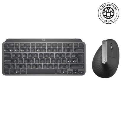 Combo Inalámbrico Logitech Teclado MX Keys Mini + Mouse MX Vertical