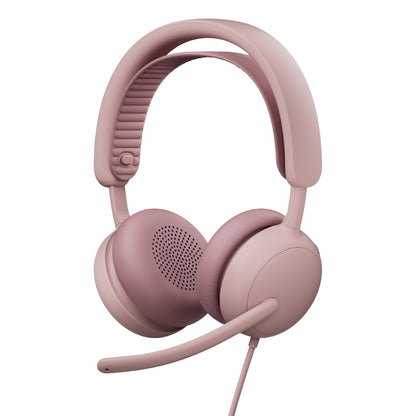 Diadema Profesional Logitech Zone Wireless 2 ES con ANC Híbrida Adaptativa - Rosado