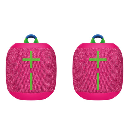 Ultimate Ears Wonderboom 3, Kit 2 Parlantes Impermeables, Rosa
