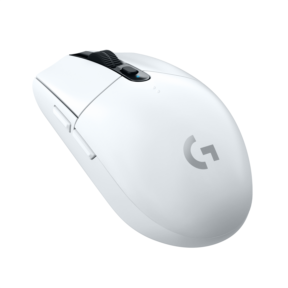 Mouse Gamer Inalámbrico Logitech G305 LIGHTSPEED HERO 12000 DPI 6 Botones - Blanco + Pad Mouse Gamer Logitech G240 con Superficie de Tela