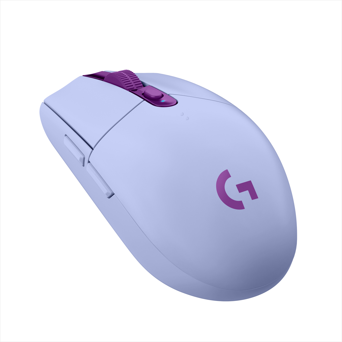Mouse Gamer Inalámbrico Logitech G305 LIGHTSPEED HERO 12000 DPI 6 Botones - Lila + Pad Mouse Gamer Logitech G240 con Superficie de Tela