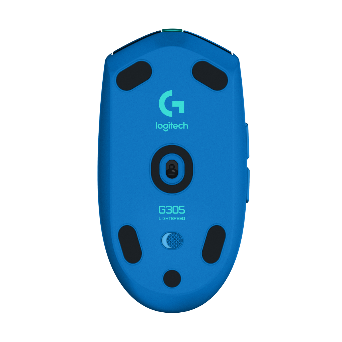 Mouse Gamer Inalámbrico Logitech G305 LIGHTSPEED HERO 12000 DPI 6 Botones - Azul + Pad Mouse Gamer Logitech G240 con Superficie de Tela