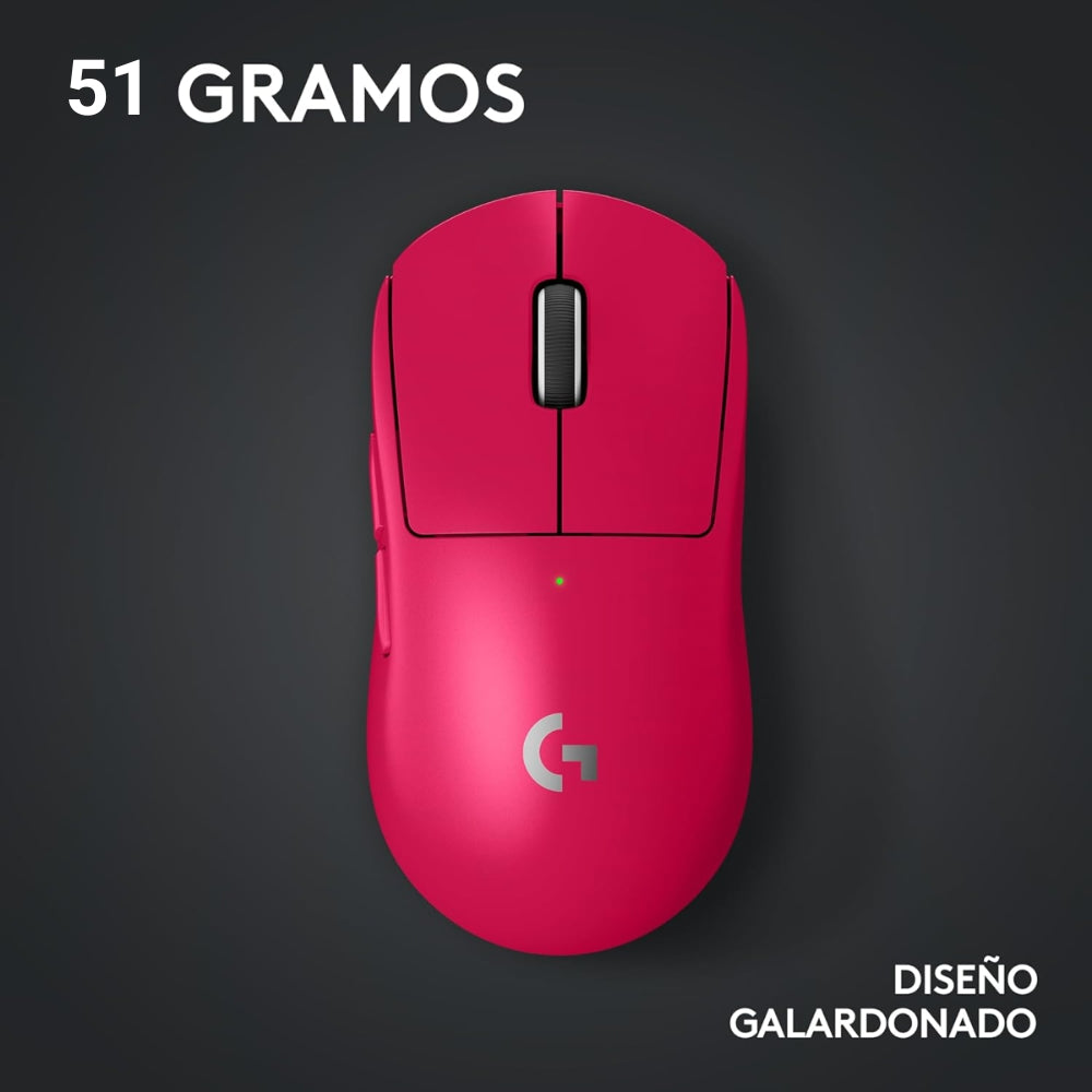 Mouse Gamer Inalámbrico Logitech G Pro X Superlight 2c, Rosa