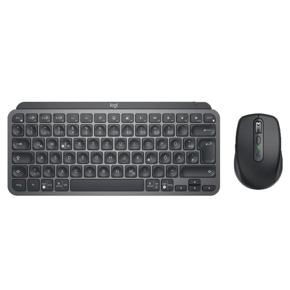 Combo Logitech Teclado Mx Keys Mini + Mouse Mx Anywhere 3s Grafito