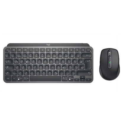 Combo Logitech Teclado Mx Keys Mini + Mouse Mx Anywhere 3s Grafito
