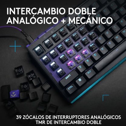 Teclado Gamer Mecanico Logitech G512 X 75 Switch Tactil - Negro