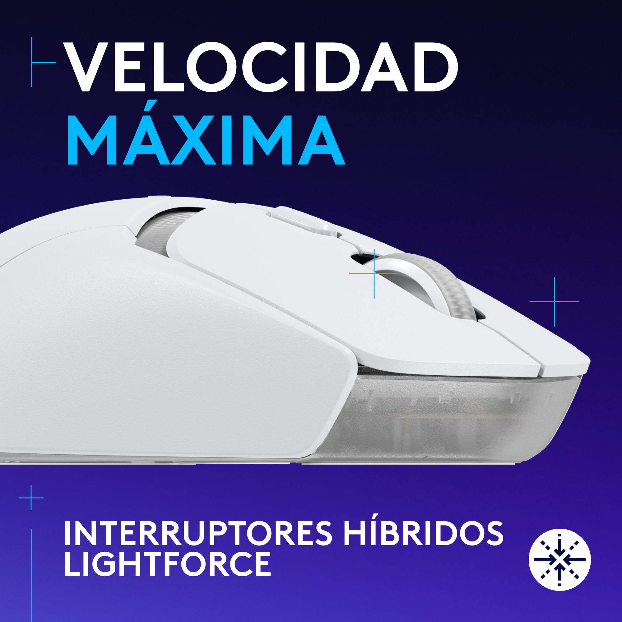 Diadema Gamer Logitech G A20X Lightspeed para PS5, Xbox, Switch, PC - Blanco + Mouse Gamer Inalámbrico Logitech G309 LIGHTSPEED Bluetooth Sensor HERO 25K - Blanco