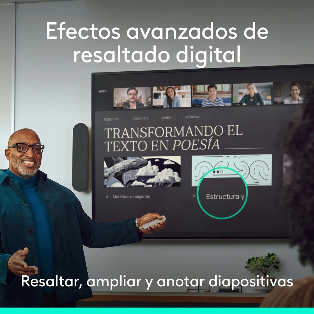 Presentador Inalambrico Logitech Spotlight 2 BT, USB-C - Arena