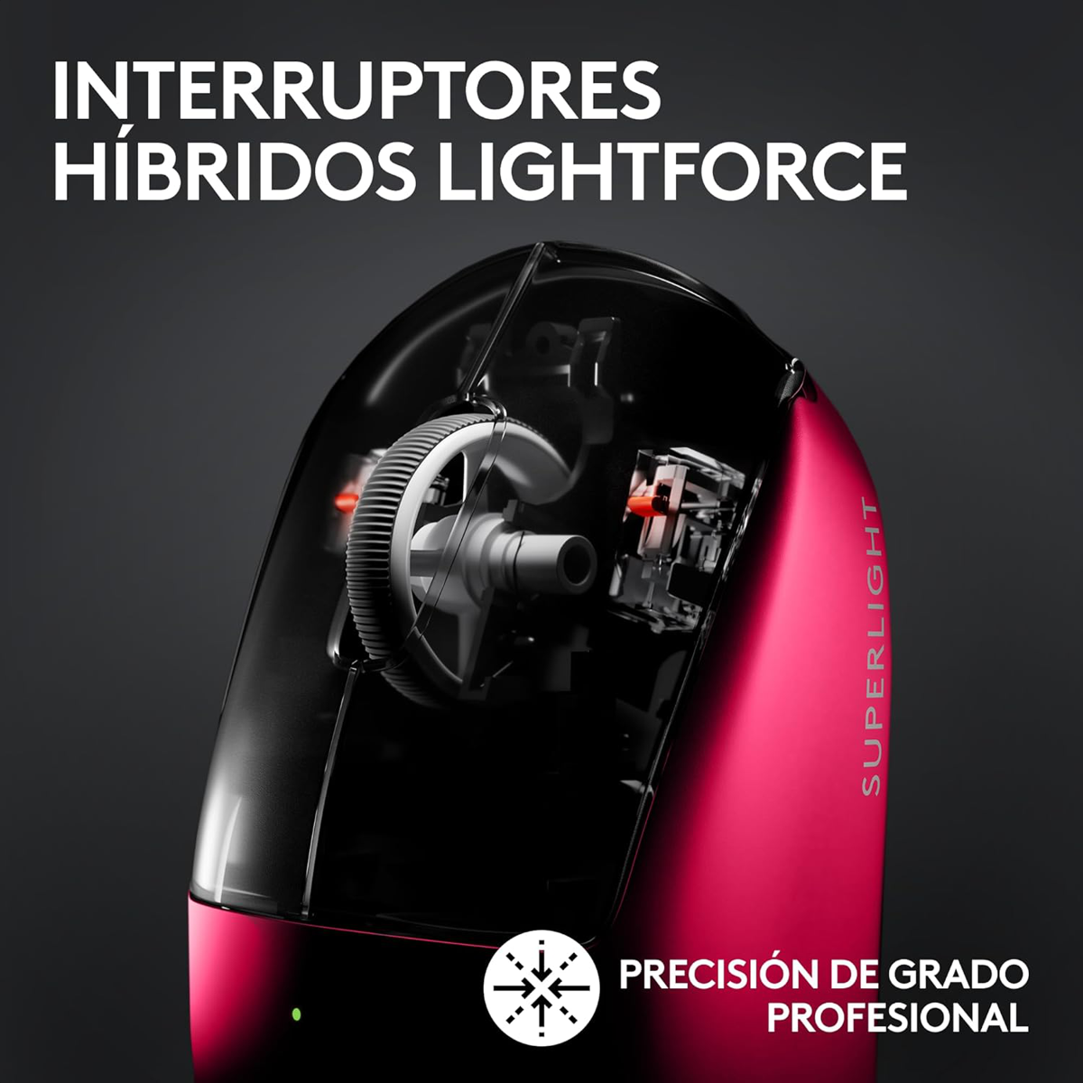 Mouse Gamer Inalámbrico Logitech G Pro X Superlight 2c, Rosa