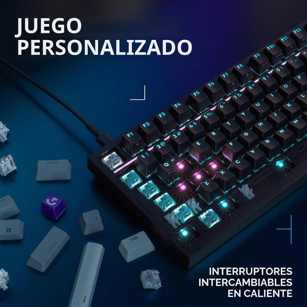 Teclado Gamer Mecanico Logitech G316 X 98 Switch Tactil - Negro