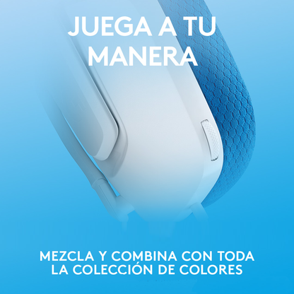 Mouse Gamer Logitech G203 RGB LIGHTSYNC, 6 Botones 8.000 DPI - Blanco + Auriculares Gamer Logitech G335 con Cable y Micrófono para PC, Xbox, Playstation - Blanco