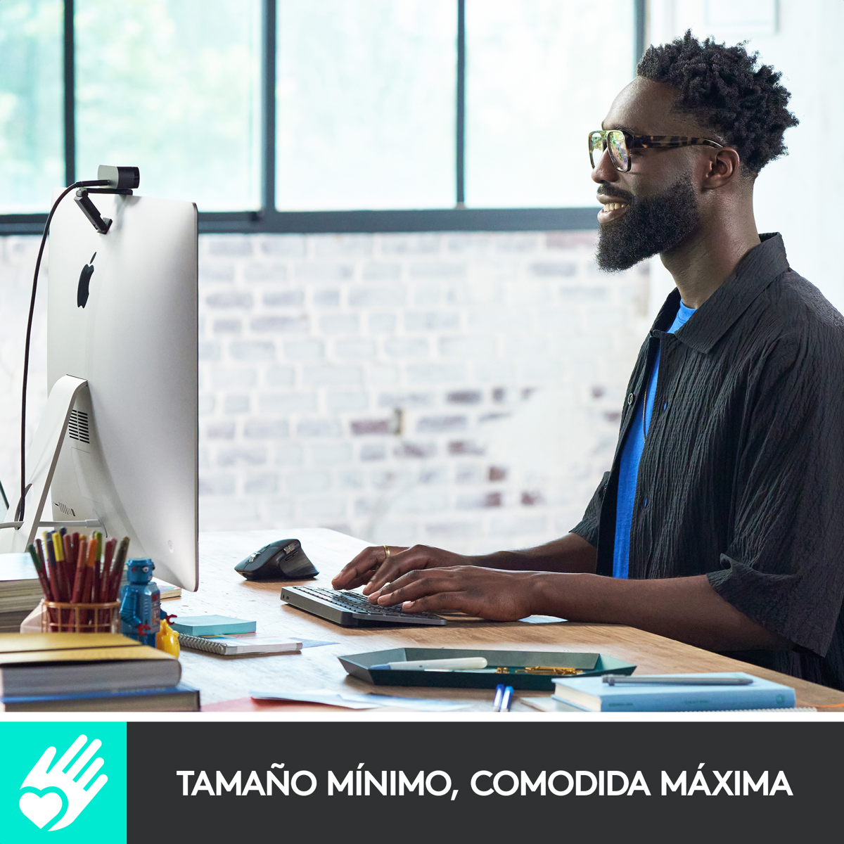 Combo Logitech Teclado Mx Keys Mini + Mouse Mx Anywhere 3s Grafito