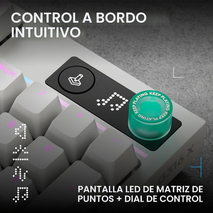 Teclado Gamer Mecanico Logitech G316 X 98 Switch Tactil - Blanco