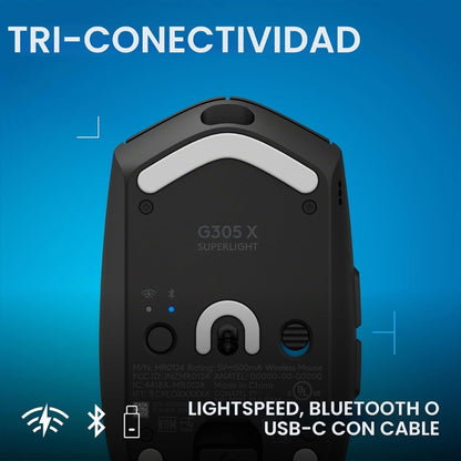 Mouse Gamer Inalambrico Logitech G305 X Lightspeed - Negro