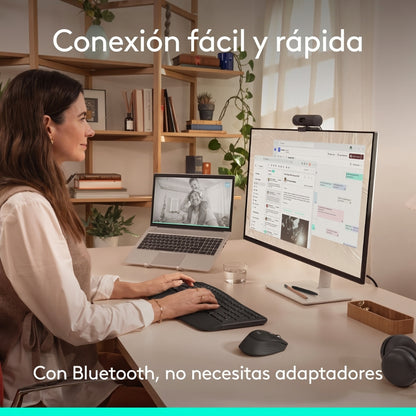 Combo Teclado y Mouse Inalámbrico Logitech Signature Comfort Plus MK880 Bluetooth