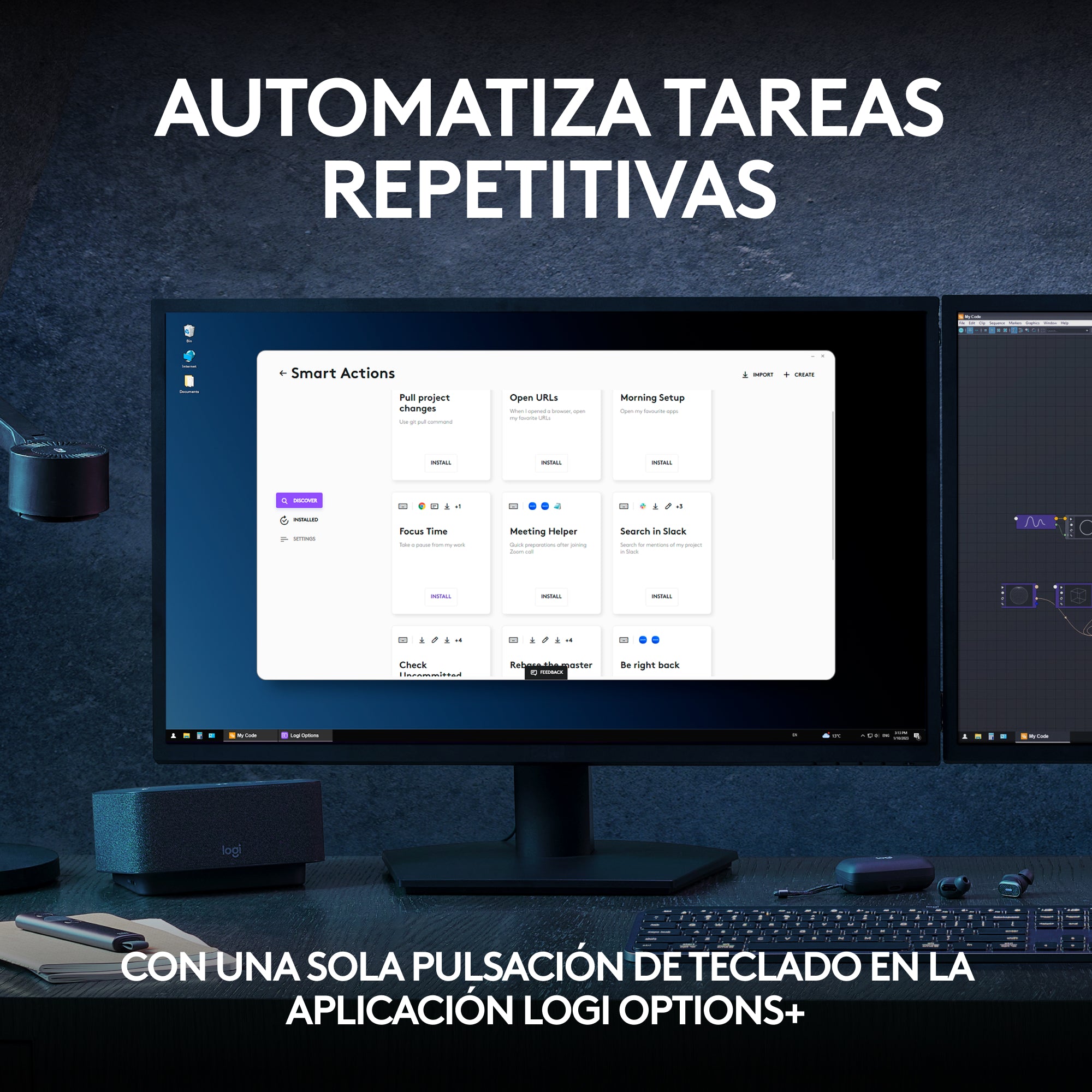 Teclado Avanzado Logitech MX Keys S Inalámbrico Multidispositivo + Mouse Inalámbrico Avanzado Logitech MX Master 4 Bluetooth/Bolt