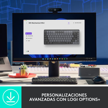 Logitech Combo Teclado Mx Mechanical Mini + Mouse Master 3s  Edición Bluetooth