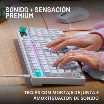 Teclado Gamer Mecanico Logitech G316 X 98 Switch Tactil - Blanco