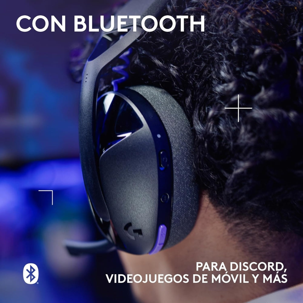 Audífonos Diadema Gamer Inalámbrica Logitech G321 LIGHTSPEED Bluetooth PC/PS5/Switch - Negro
