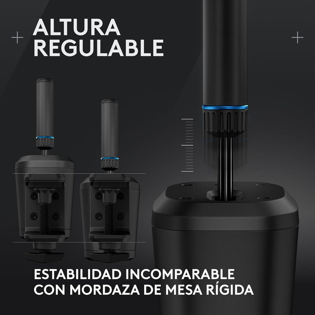 Palanca De Cambios & Freno De Mano Logitech Rs Para Timones + Pedales Para Simulador De Carreras Logitech G Rs Pedals