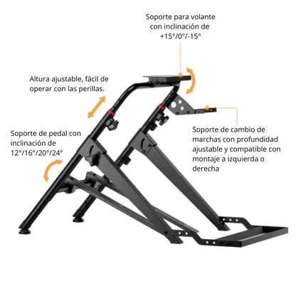 Racing Kit Timón Logitech G29 para PS5, PS4 y PC + Palanca de Cambios + Soporte Plegable 5