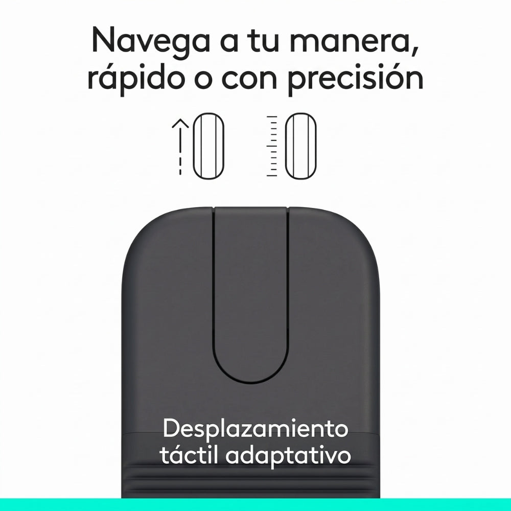 Mouse Inalámbrico Ultraportátil Logitech Mobi Fold con Diseño Plegable - Grafito
