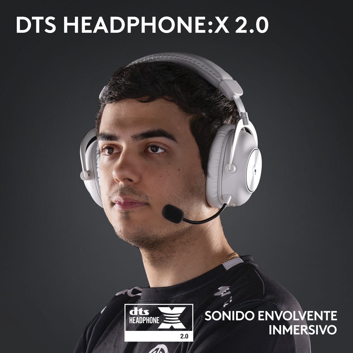 Auriculares Gamer 7.1 Inalámbricos Logitech G Pro X 2 LIGHTSPEED con Bluetooth, Blanco