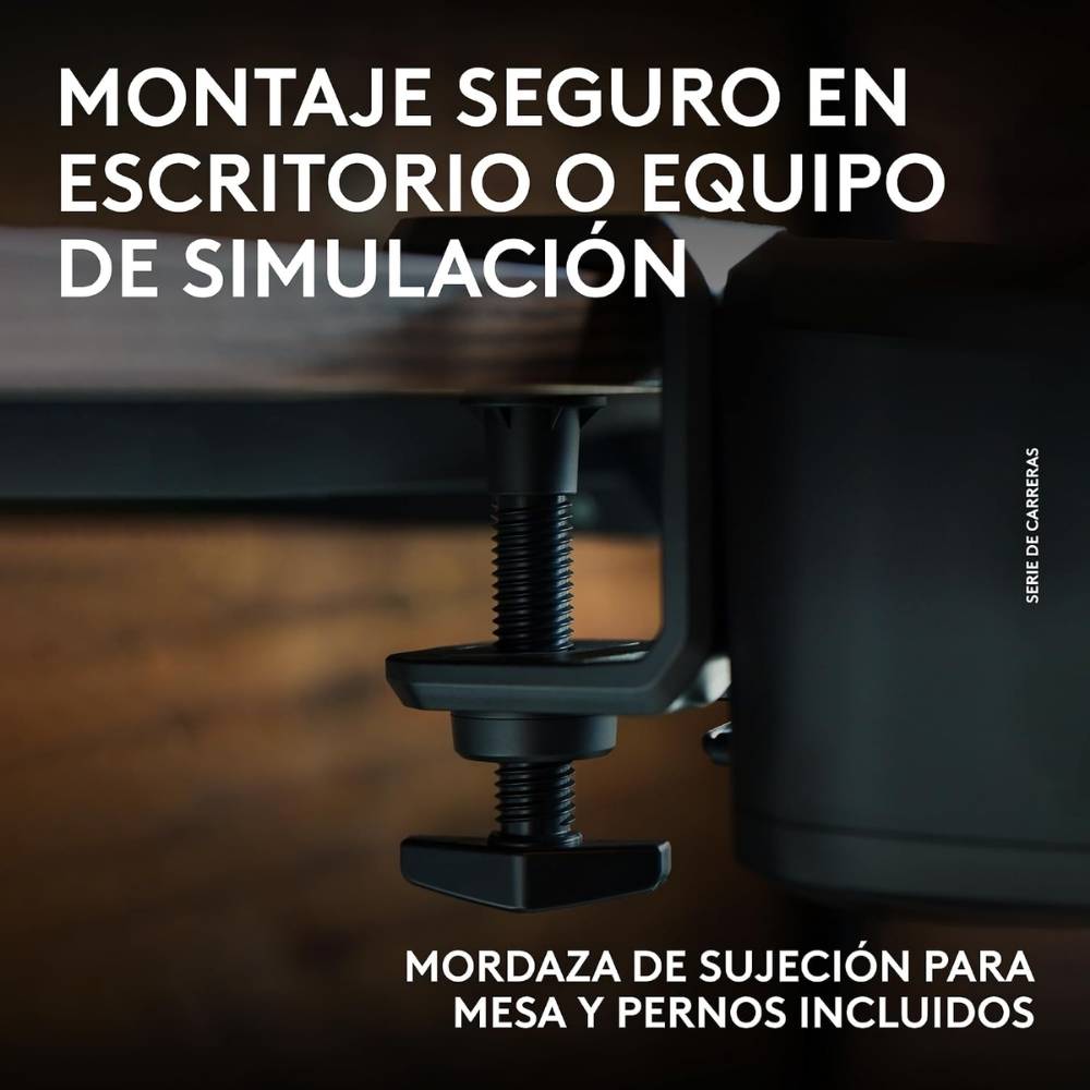 Volante de Carreras Logitech G RS50 System Sim Racing con TRUEFORCE + Palanca de Cambios Logitech G RS H-Shifter + Pedales Simulador de Carreras Logitech G RS Pedals