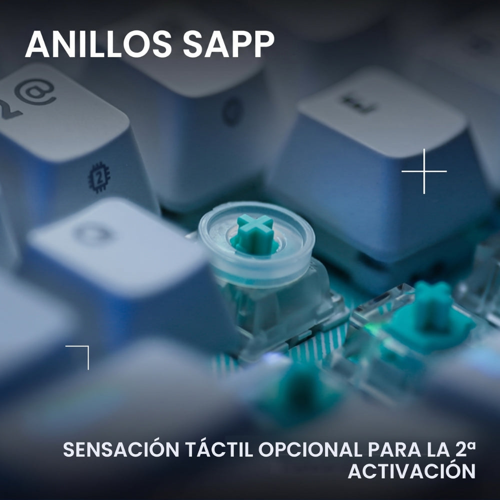 Teclado Gamer Mecanico Logitech G512 X 75 Switch Tactil - Blanco