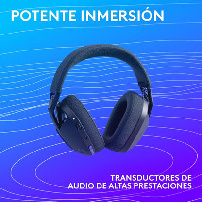Audífonos Diadema Gamer Inalámbrica Logitech G321 LIGHTSPEED Bluetooth PC/PS5/Switch - Negro