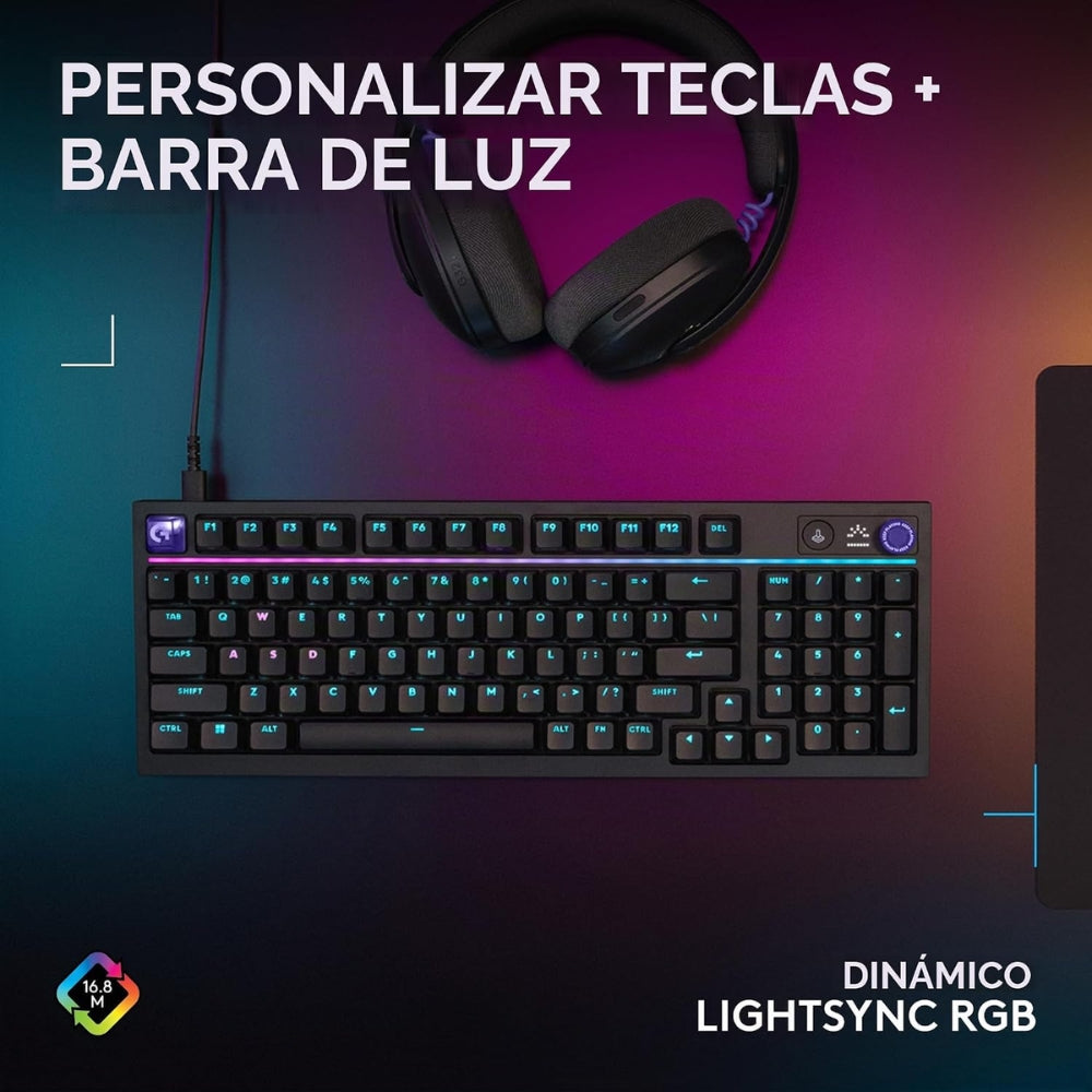 Teclado Gamer Mecanico Logitech G316 X 98 Switch Tactil - Negro