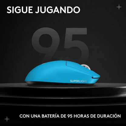 Mouse Gamer Inalámbrico Logitech G Pro X Superlight 2 - Edicion Limitada Cyan